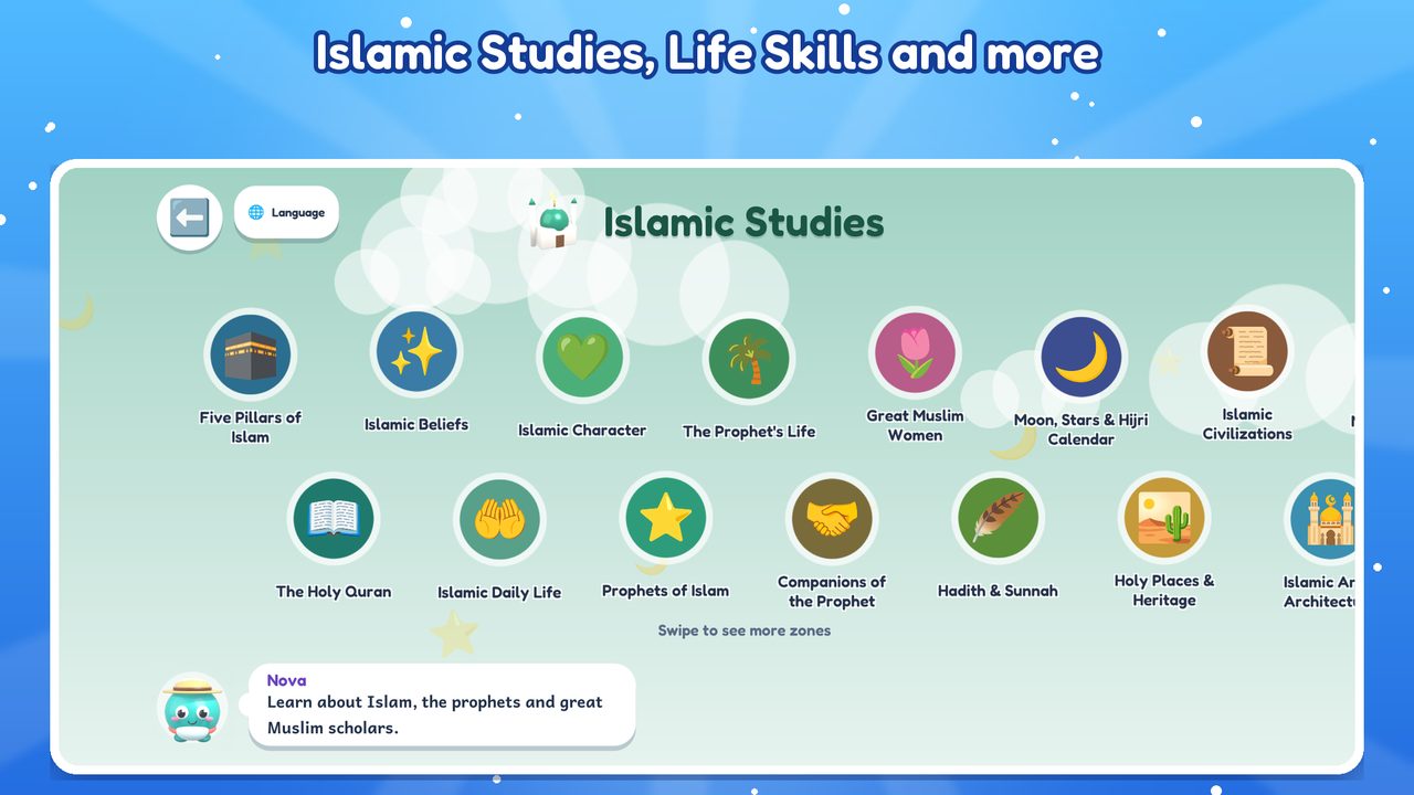 Islamic Studies, Life Skills and more
